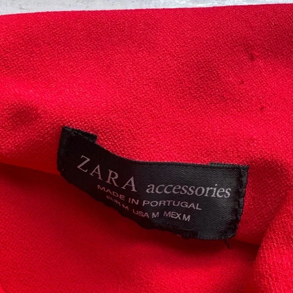 ZARA Knot Headband Red - Picture 4 of 4